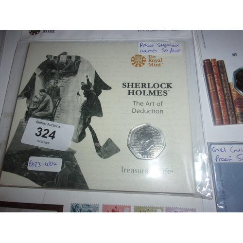 324 - SHERLOCK HOMES 50P