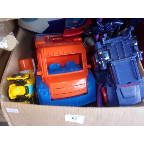 67 - 2 BOXES OF TOYS