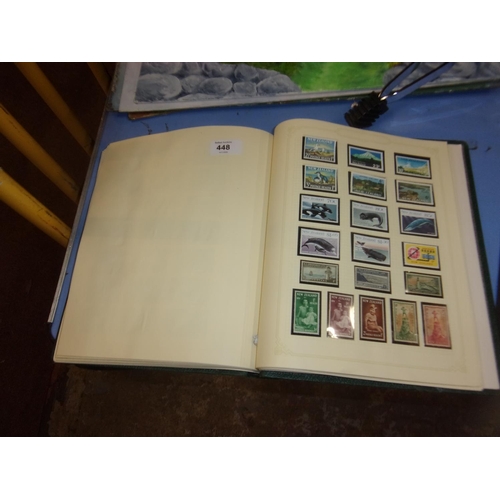 448 - ALBUM OF BRITISH EMPIRE/ COMMONWEALTH STAMPS. MINT. MANY IN COMPLETE SETS