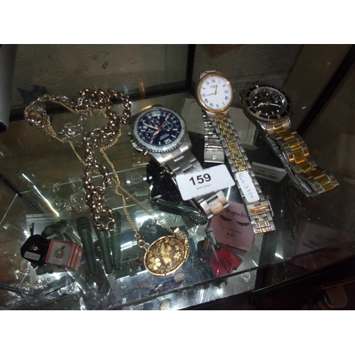 159 - 3 WATCHES AND JEWELLERY