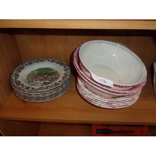 114 - PLATES AND BOWLS