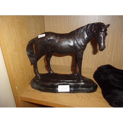 127 - BRONZE HORSE