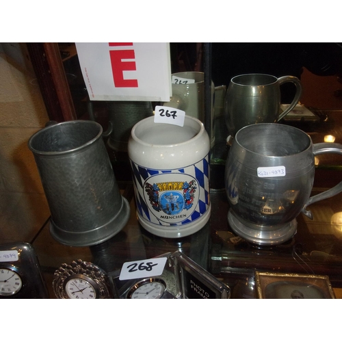 267 - 3 TANKARDS