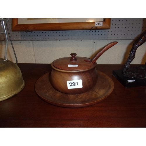 281 - TEAK BOWL