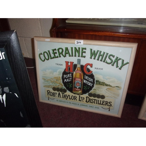 300 - COLERAINE WHISKY PRINT