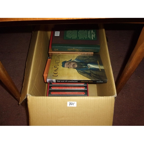 701 - BOX OF BOOKS