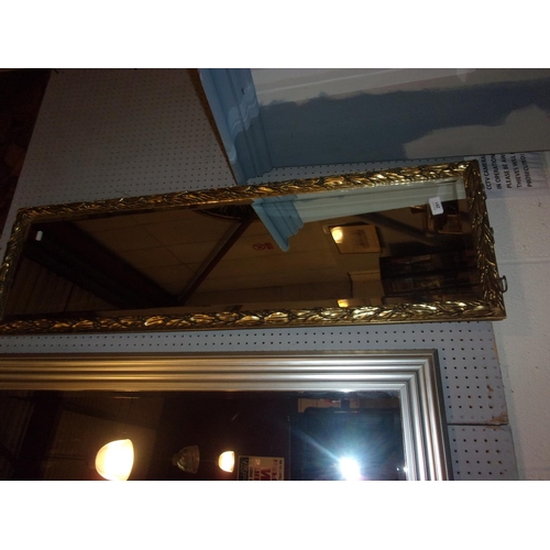 291 - GILT MIRROR