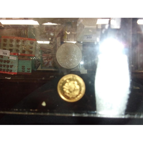 334 - .999 GOLD GIBRALTAR 2022 COIN