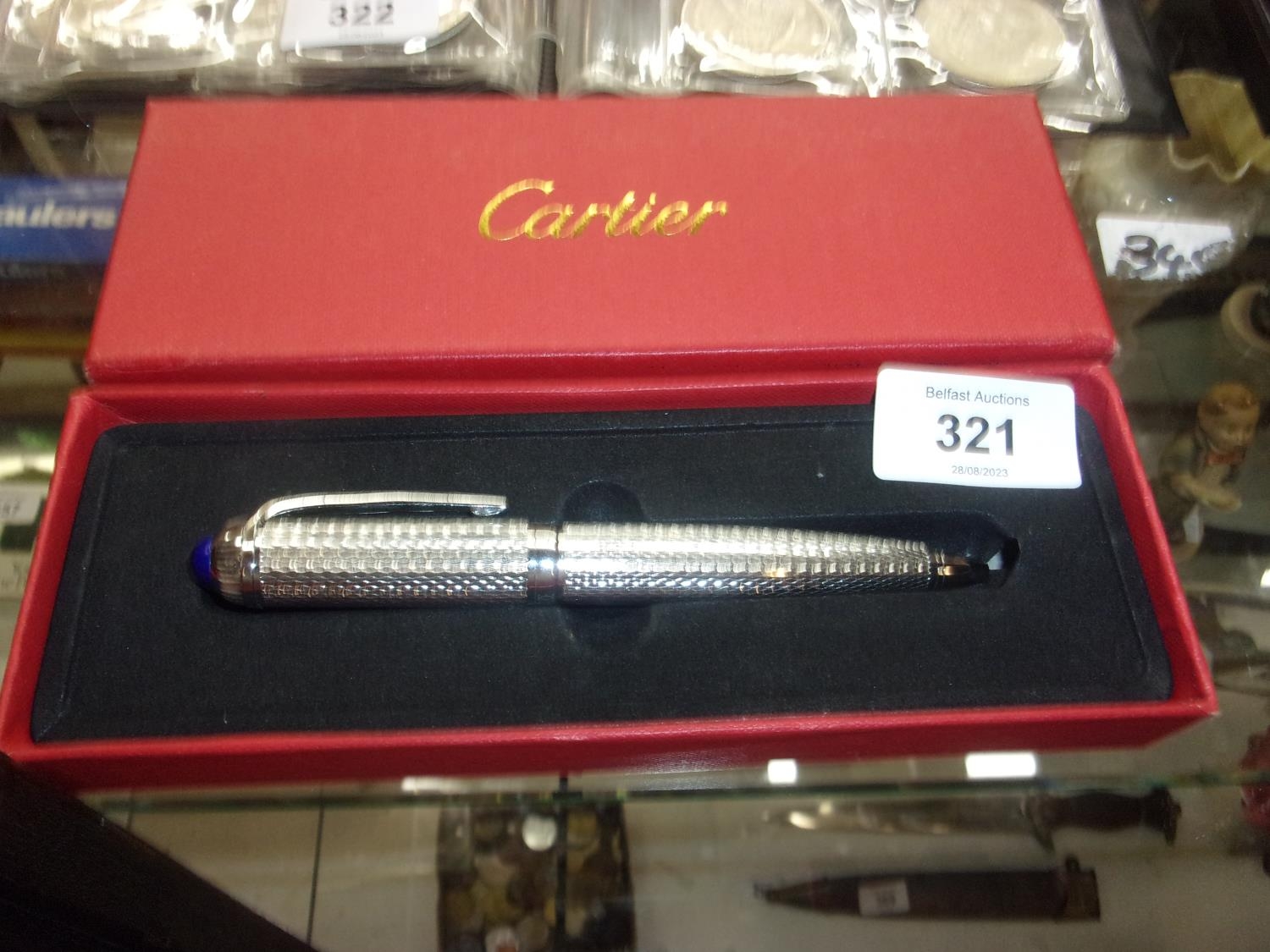 CARTIER BOXED ROLLER BALL PEN