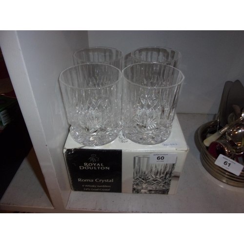 60 - DOULTON WHISKEY TUMBLERS