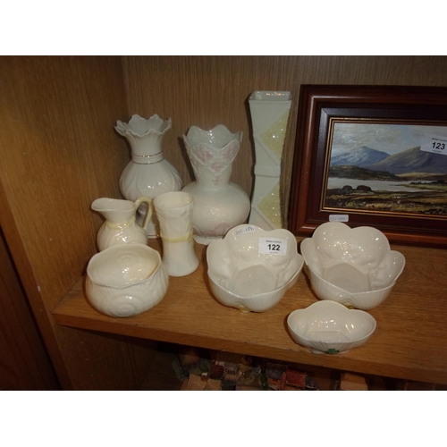 122 - COLLECTION OF BELLEEK