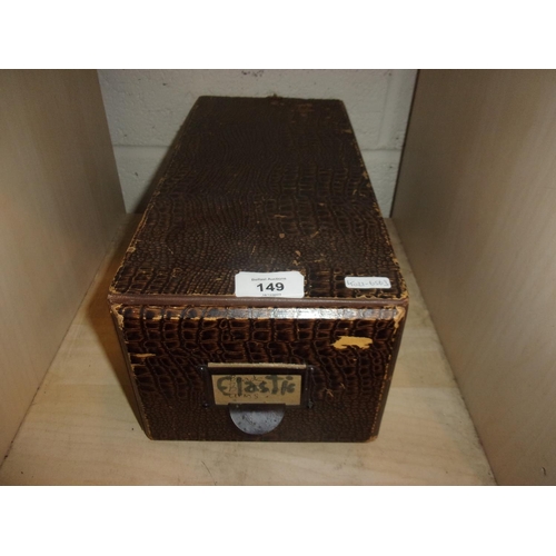 149 - VINTAGE FILE CASE