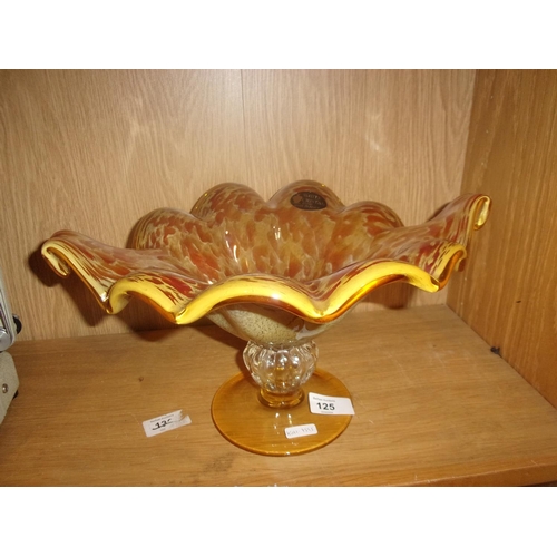 125 - ITALIAN GLASS DISH