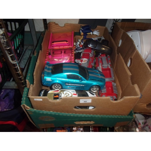 40 - BOX OF TOYS