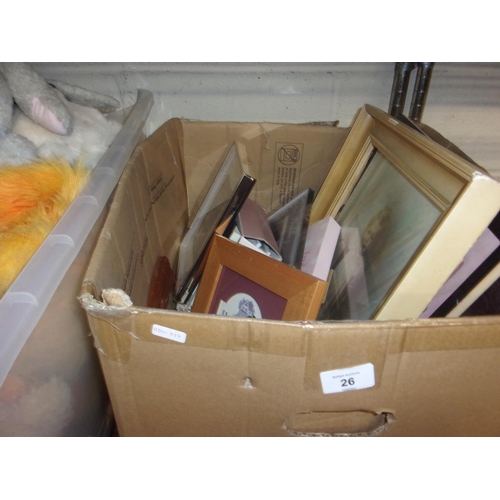 26 - BOX OF FRAMES