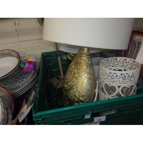 28 - COLLECTION OF LAMPS