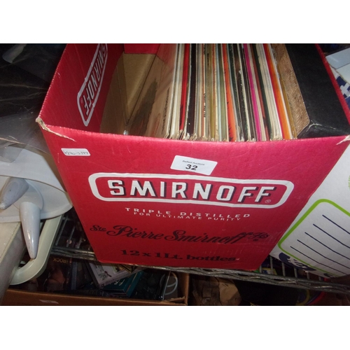 32 - BOX OF RECORDS