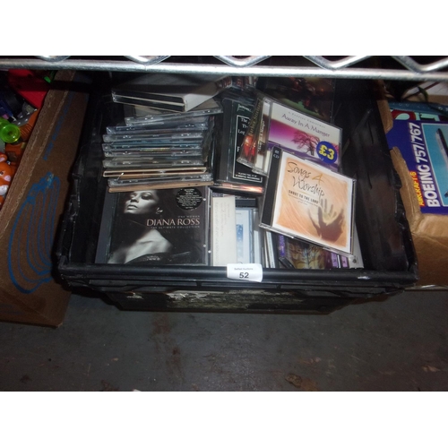 52 - BOX OF CD'S