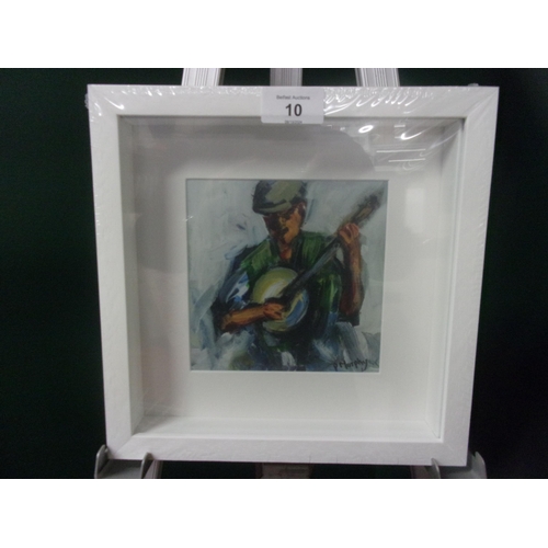 10 - PATRICK MURPHY PRINT WITH 25X25CM GLASS FRAME THE FIDDLER