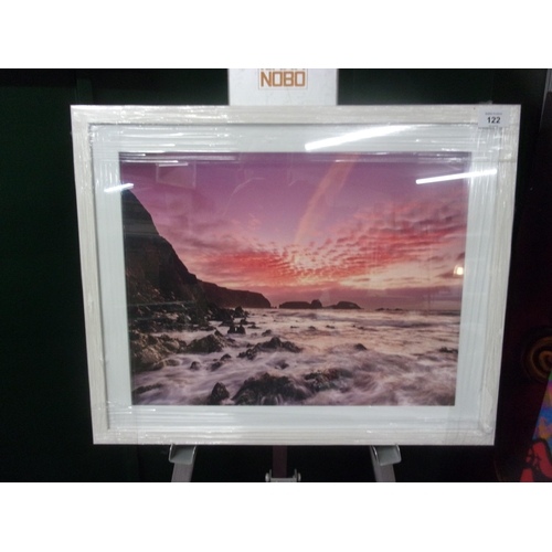 122 - IRISH PHOTOGRAPHY PRINT ON COTTON PAPER WITH A 20X16 GLASS FRAME KILFRASSY DAWN