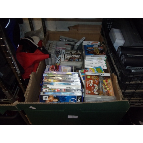 41 - BOX OF GAMES