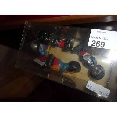 269 - BOX OF VINTAGE FIGURES