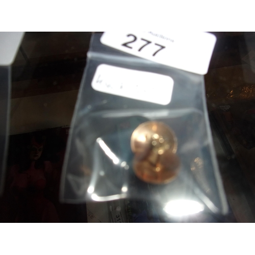 277 - PAIR OF 9CT GOLD EARRINGS