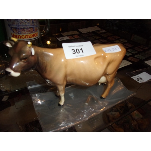 301 - BESWICK JERSEY COW NEEDS ATTN MISSING PIECES INCLUDED