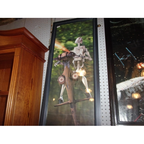 324 - FRAMED STAR WARS POSTER