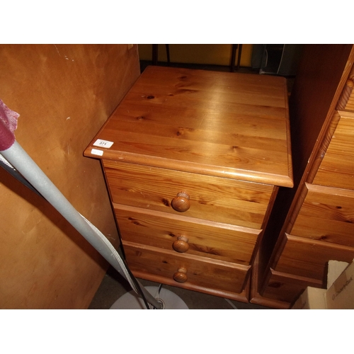 371 - BEDSIDE LOCKER