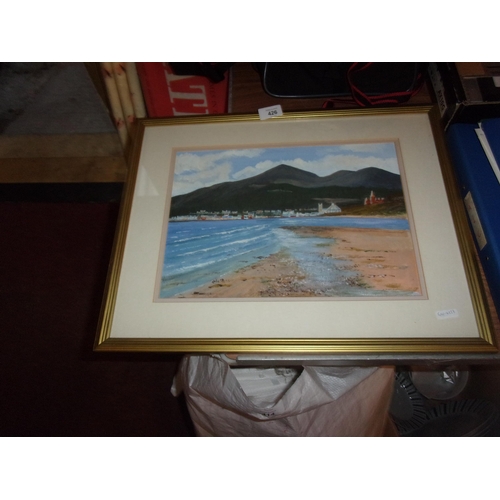 426 - G.W. HOUSTON FRAMED W/C