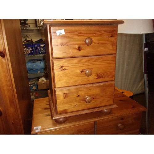 474 - BEDSIDE LOCKER