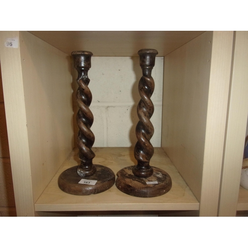 163 - PAIR OF CANDLESTICKS