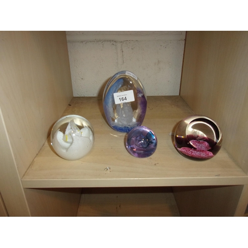 164 - 4 PAPERWEIGHTS