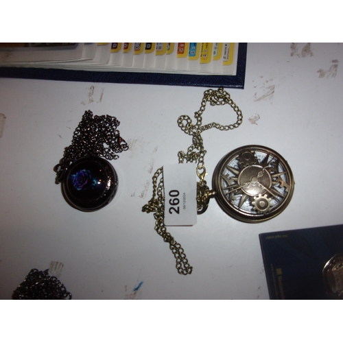 260 - 2 NEW POCKET WATCHES