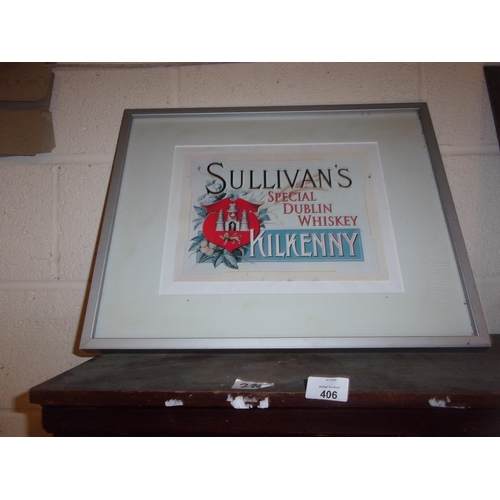 406 - SULLIVANS WHISKEY PRINT