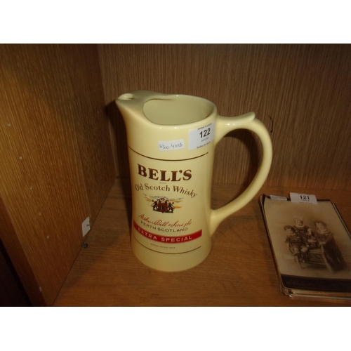 122 - BELLS WATER JUG