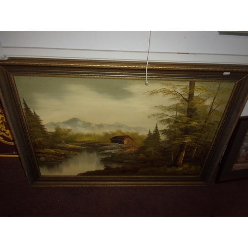 372 - FRAMED OIL