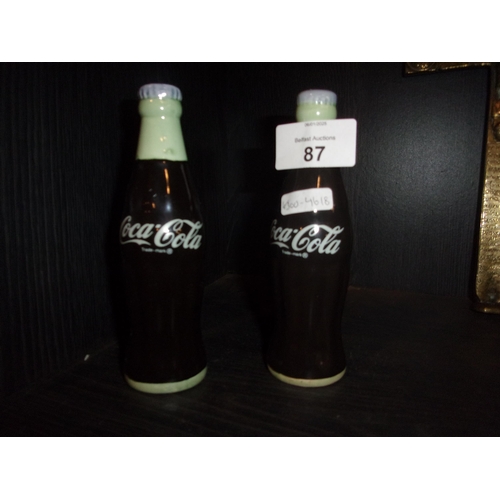 87 - COCA COLA S+P SET