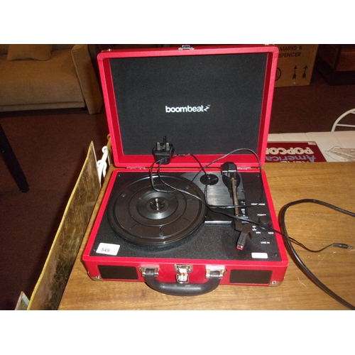 549 - RECORD PLAYER