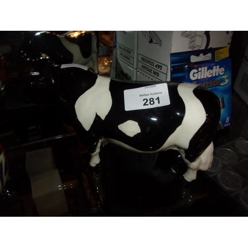 281 - BESWICK COW (REPAIRED)