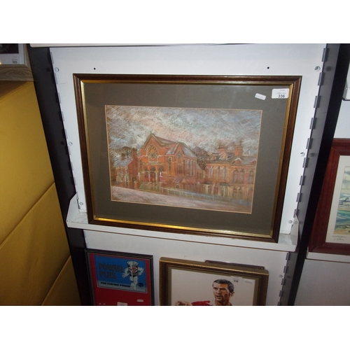 336 - FRAMED PASTEL