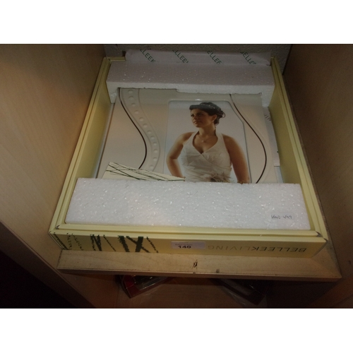 140 - BOXED BELLEEK FRAME