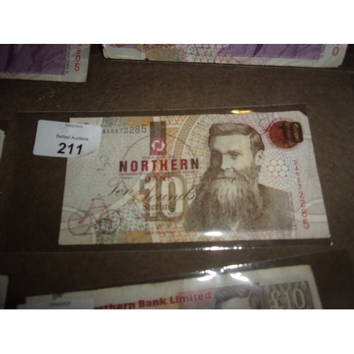 211 - NORTHERN BANK £10 NOTE