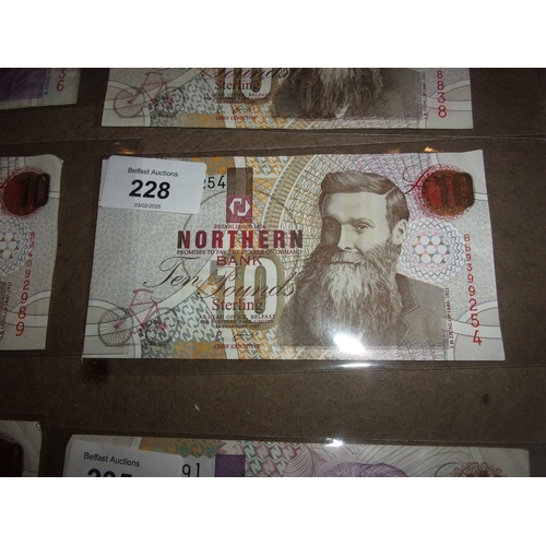 228 - NORTHERN BANK £10 NOTE