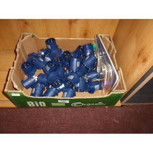 104 - BOX OF PLUGS