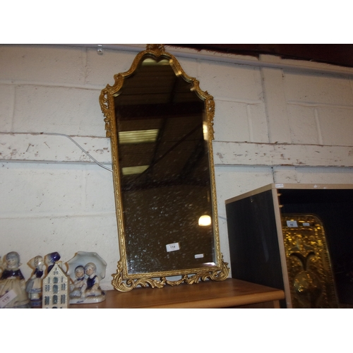 114 - GILT MIRROR