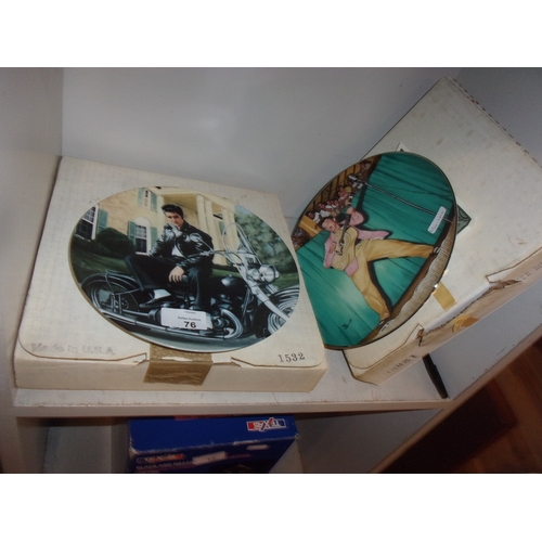 76 - 2 ELVIS PLATES