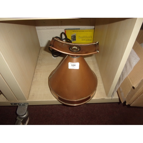 104 - COPPER LAMP SHADE