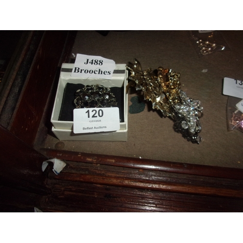 120 - BROOCHES